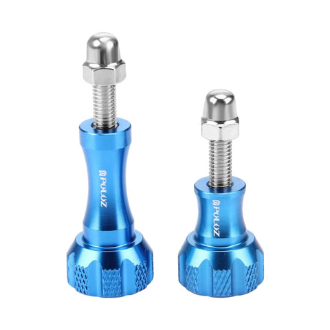 PULUZ CNC Aluminum Thumb Knob Stainless Bolt Nut Screw Set for GoPro, Insta360, DJI and Other Action Cameras - Action King