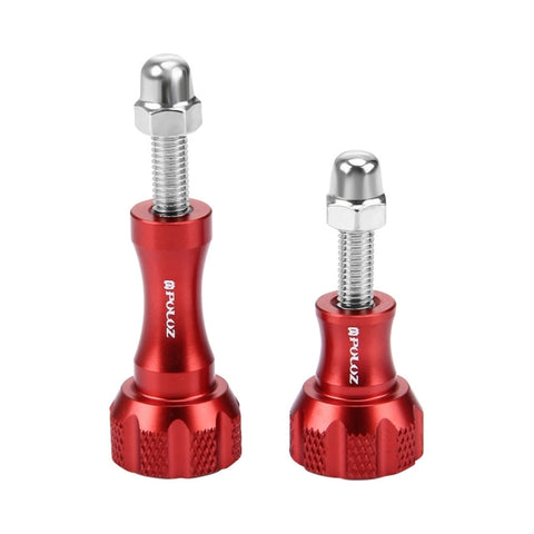 PULUZ CNC Aluminum Thumb Knob Stainless Bolt Nut Screw Set for GoPro, Insta360, DJI and Other Action Cameras - Action King