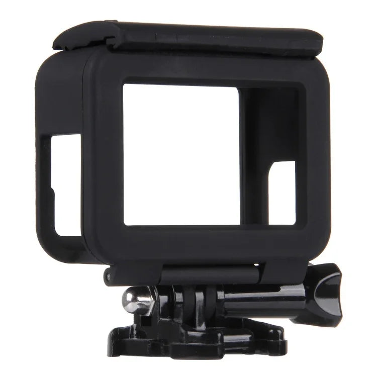 PULUZ ABS Plastic Housing Shell Frame Mount Protective Case Cage with Pedestal and Long Screw for GoPro HERO(2018) /7 Black /6 /5 - Action King