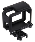 PULUZ ABS Plastic Housing Shell Frame Mount Protective Case Cage with Pedestal and Long Screw for GoPro HERO(2018) /7 Black /6 /5 - Action King
