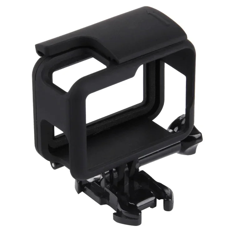 PULUZ ABS Plastic Housing Shell Frame Mount Protective Case Cage with Pedestal and Long Screw for GoPro HERO(2018) /7 Black /6 /5 - Action King