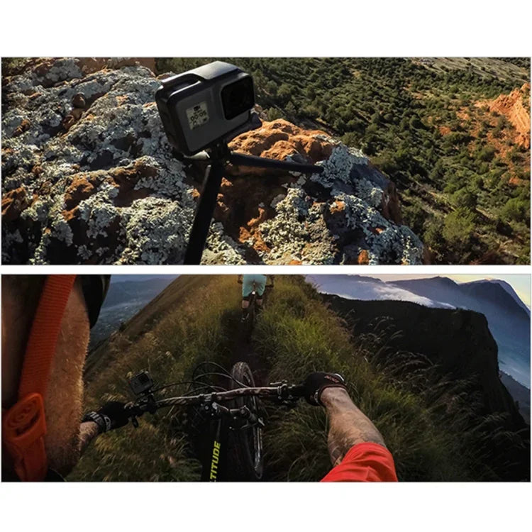 PULUZ ABS Plastic Housing Shell Frame Mount Protective Case Cage with Pedestal and Long Screw for GoPro HERO(2018) /7 Black /6 /5 - Action King