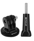PULUZ Camera Tripod Mount Adapter with Long Screw for GoPro, Insta360, DJI and Other Action Cameras - Action King