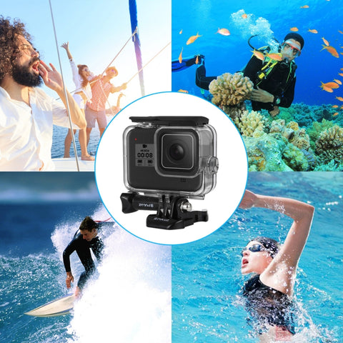 PULUZ 60m Djupdykningsskal till GoPro Hero8 Black - Action King