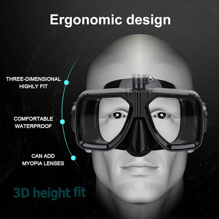 Cyklop med kamerafäste för GoPro, Insta360, DJI och andra actionkameror - Action King