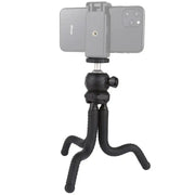 PULUZ Mini Octopus Flexible Tripod Holder with Ball Head for SLR Cameras, GoPro, Cellphone, Size: 25cmx4.5cm - Action King
