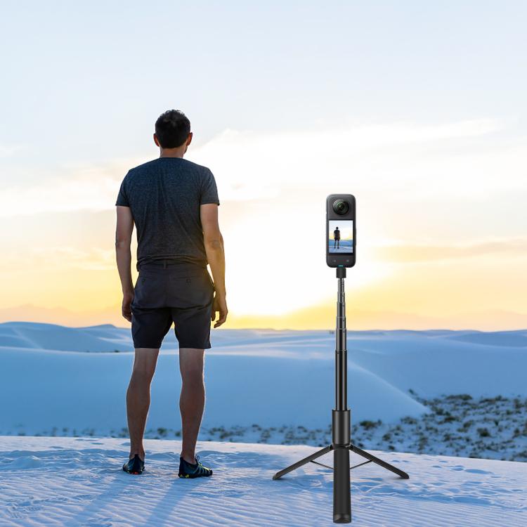 Insta360 osynlig - PULUZ 1.22m Utdragbar Selfiepinne för Insta360