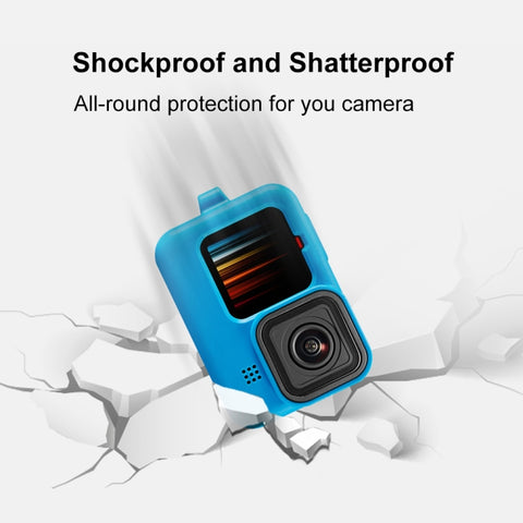 PULUZ Silikonskal till GoPro Hero12/11/10/9 Black - Action King