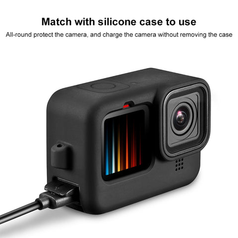 PULUZ POM Plastic Battery Side Interface Cover for GoPro HERO13 Black /12 Black /11 Black /10 Black /9 Black - Action King