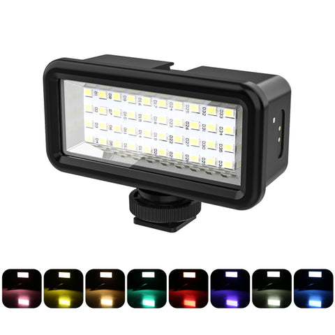 Belysning LED vattentät dyklampa med färgfilter - 750lm - Kit