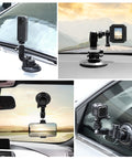 PULUZ Car Suction Cup Mount with Phone Clamp / Screw / Tripod Adapter - Action King