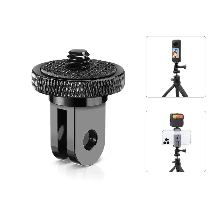 PULUZ 1/4 inch Screw Metal Tripod Mount Action Camera Adapter - Action King