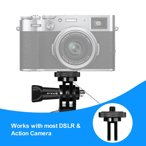 PULUZ 1/4 inch Screw Metal Tripod Mount Action Camera Adapter - Action King