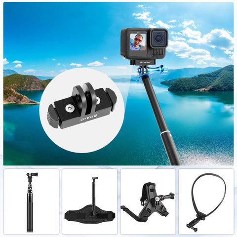 For GoPro HERO13 Black PULUZ Magnetic Quick Release Base Mount - Action King