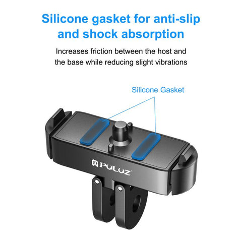 For GoPro HERO13 Black PULUZ Magnetic Quick Release Metal Base - Action King