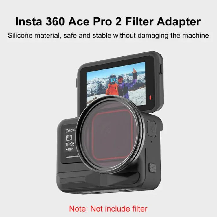For Insta360 Ace Pro 2 PULUZ Filter Holder Metal Protective Filter Frame - Action King