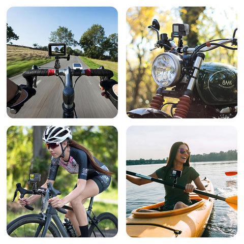 PULUZ 360° Aluminiumfäste för Motorcykel & Cykel