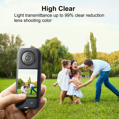 For Insta360 X3 PULUZ Lens Guard PC Protective Cover - Action King