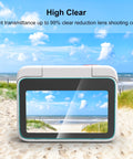 For Insta360 GO 3 PULUZ 2 in 1 Screen and Lens Tempered Glass Film - Action King
