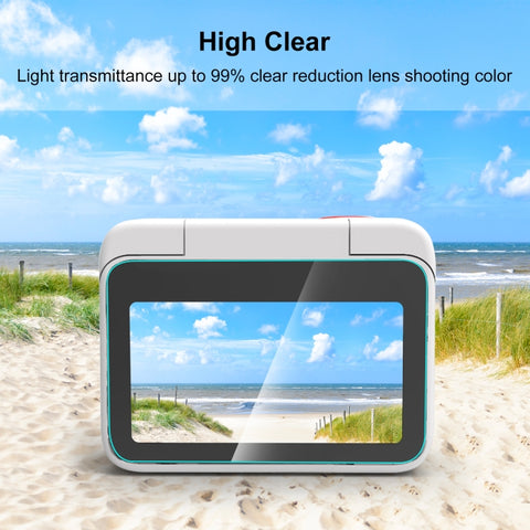 For Insta360 GO 3 PULUZ 2 in 1 Screen and Lens Tempered Glass Film - Action King