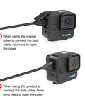 For GoPro Hero11 Black Mini PULUZ Metal Battery Side Interface Cover Dustproof Cap - Action King