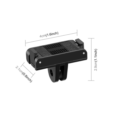 For DJI Osmo Action 4 / 3 PULUZ Magnetic Quick Release Base Expansion Mount - Action King