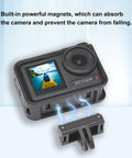 For DJI Osmo Action 4 / 3 PULUZ Magnetic Quick Release Base Expansion Mount - Action King