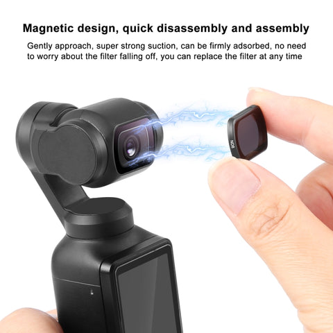 For DJI&#160;Pocket&#160;3 PULUZ Magnetic ND8 Camera Lens Filter - Action King