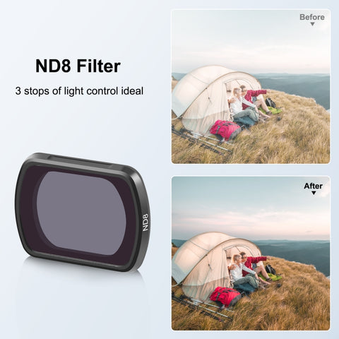 For DJI&#160;Pocket&#160;3 PULUZ Magnetic ND8 Camera Lens Filter - Action King