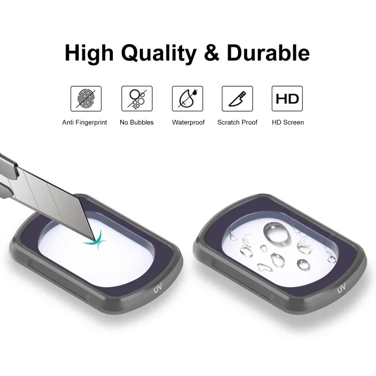 For DJI&#160;Pocket&#160;3 PULUZ Magnetic Camera Lens UV Filter - Action King