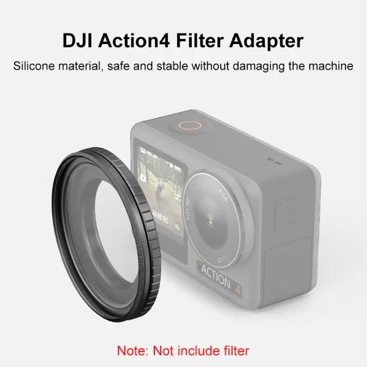 For DJI Action 4 PULUZ Filter Holder Metal Protective Filter Frame - Action King