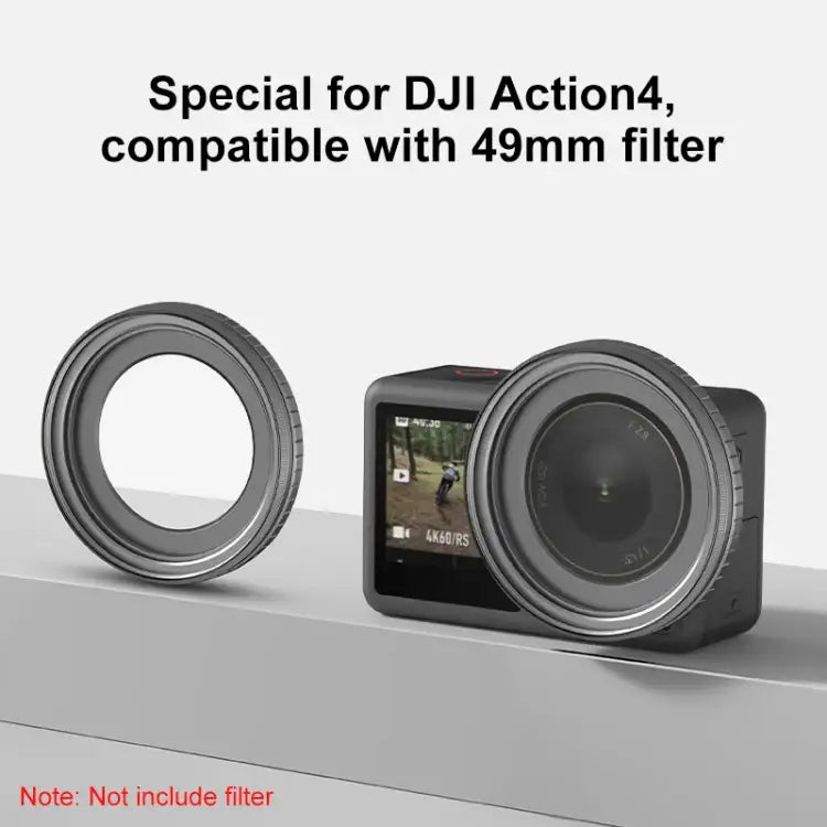 For DJI Action 4 PULUZ Filter Holder Metal Protective Filter Frame - Action King