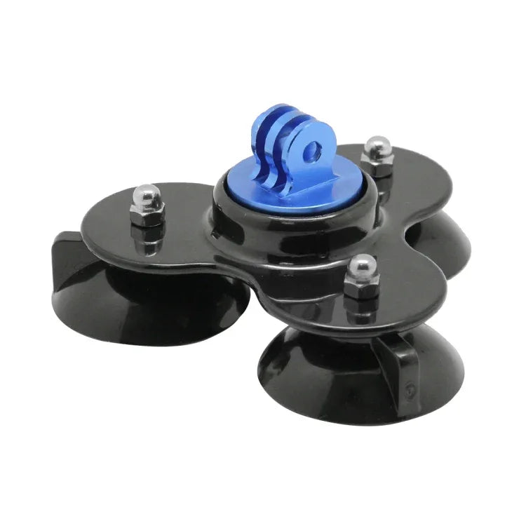 Triangle Direction Suction Cup Mount with Tripod Mount + Handle Screw for GoPro, Insta360, DJI and Other Action Cameras - Action King