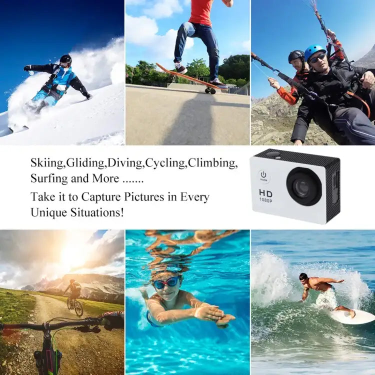 SJ4000 Actionkamera Full HD 1080P med Vattentätt Fodral