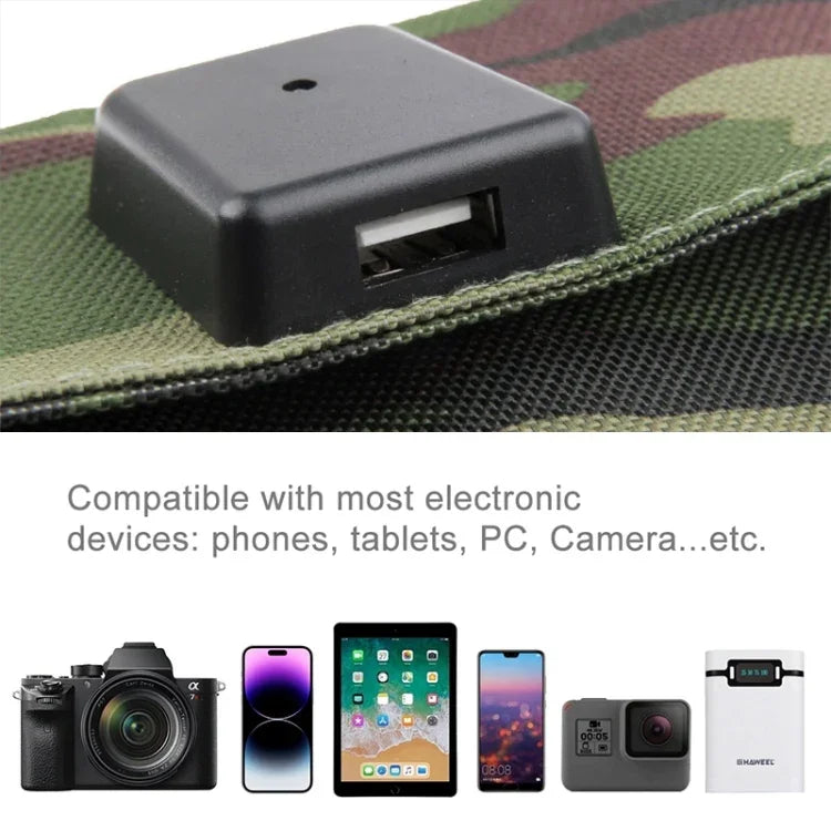 10W Portabel Vikbar Solpanel