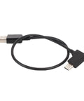 30cm USB to USB-C / Type-C Right Angle Data Connector Cable for DJI SPARK / MAVIC PRO / Phantom 3 & 4 / Inspire 1 & 2, USB to USB-C / Type-C - Action King