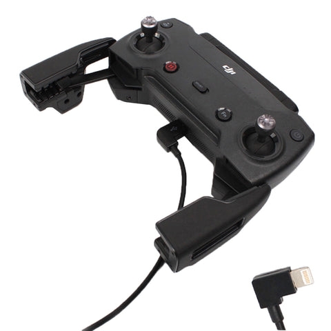 30cm Micro USB to 8 Pin Converting Data Cable Connector for DJI MAVIC PRO & SPARK & Mavic 2 Pro & Mavic 2 Zoom Remote Controller, iPhone, iPad - Action King