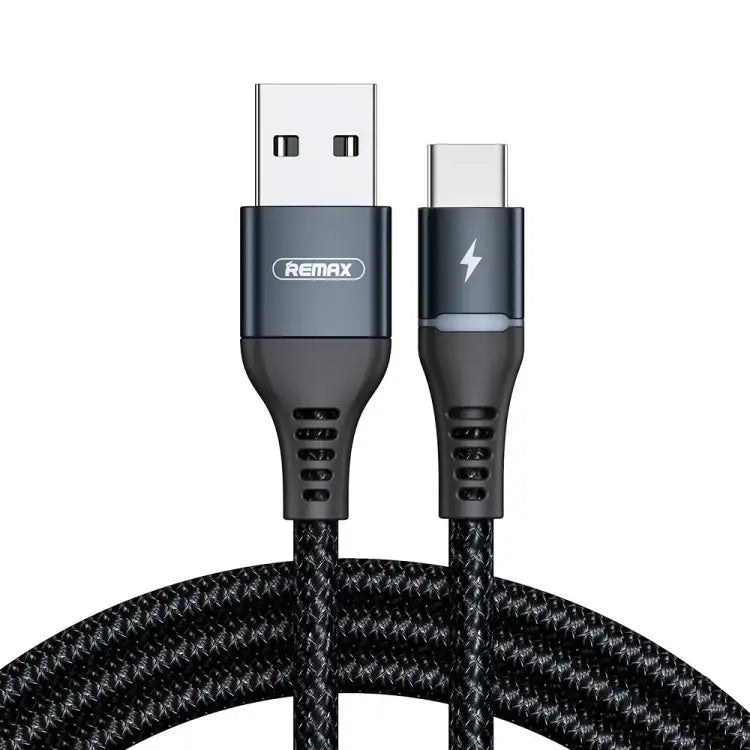 REMAX RC-152A USB til USB-C data- og opladningskabel - 1m (LED-belyst)