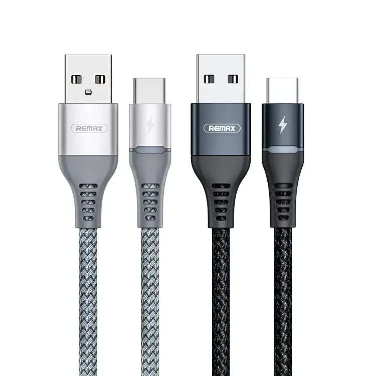 REMAX RC-152A USB til USB-C data- og opladningskabel - 1m (LED-belyst)