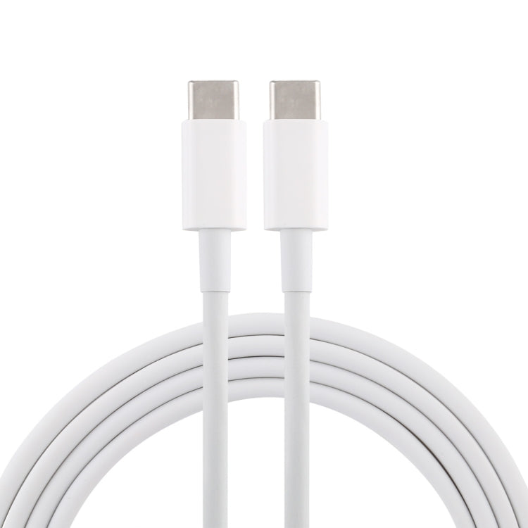 Svart USB-C snabbladdningskabel 2 meter med PD 5A för snabb dataöverföring och laddning.