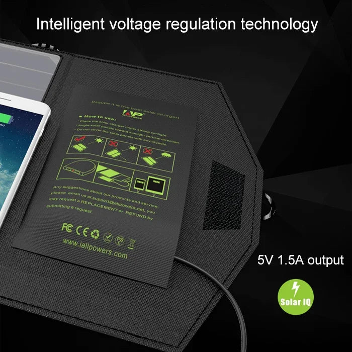 ALLPOWERS 10W Portabel Solpanel – Liten, Lätt och Effektiv Energi överallt