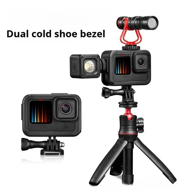 Dual Cold Shoes Frame Expansion PA Cage with Side Interface Cover - Action King