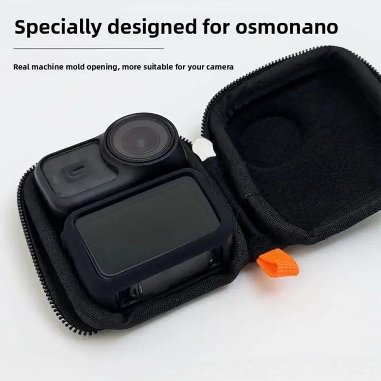 Svart Sports Kamera Body Storage förvaringsväska för skydd & transport av sportkamera & tillbehör.