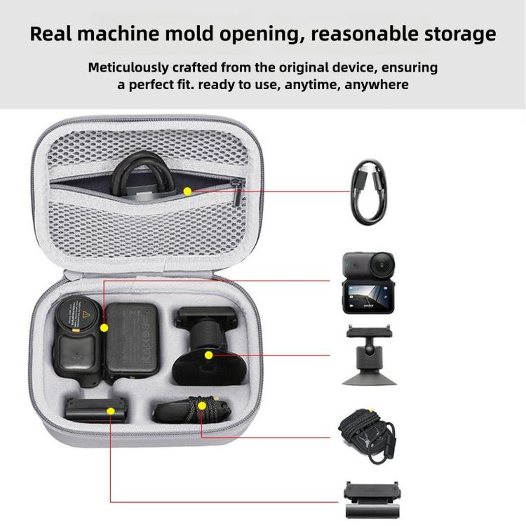Kompakt väska för DJI Osmo Nano actionkamera, skyddar & lagrar säkert.