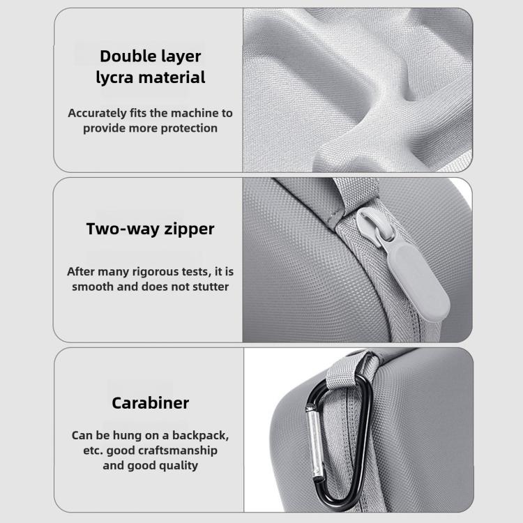 Svart förvaringsväska för DJI Osmo Nano actionkamera, bärbar & skyddande.