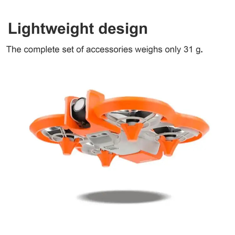 DJI Neo Propellerskydd, vitt, skyddar drönarens propellrar mot skador. Optimalt för flygning inomhus.