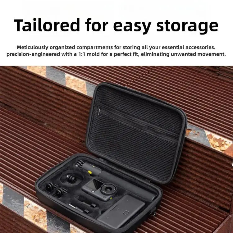 Mångsidig Förvaringsväska för Actionkamera. Skyddar utrustning vid resor och förvaring.