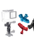 Action Camera Universal Aluminum Alloy Three-way Adjustment Arm 360 Degree Adapter - Action King