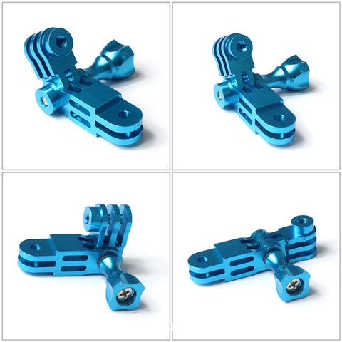 Action Camera Universal Aluminum Alloy Three-way Adjustment Arm 360 Degree Adapter - Action King