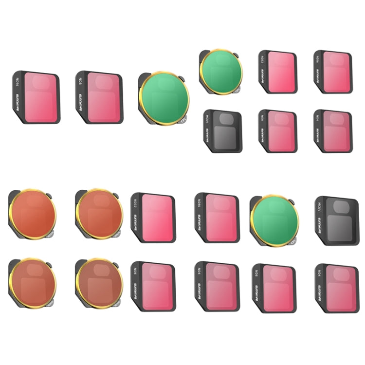 Sunnylife Mavic 3 Filter för optimal bildkvalitet, set, framifrån.